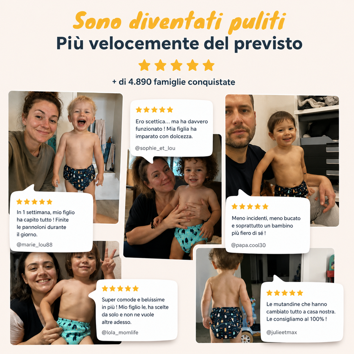 Mutandine da addestramento